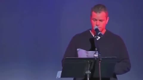 Matt Damon's 2015 speech deserves a mention - Our problem is civil obedience