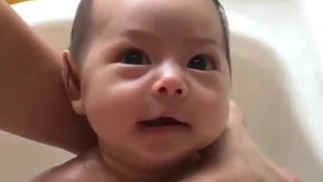 This is a curious baby