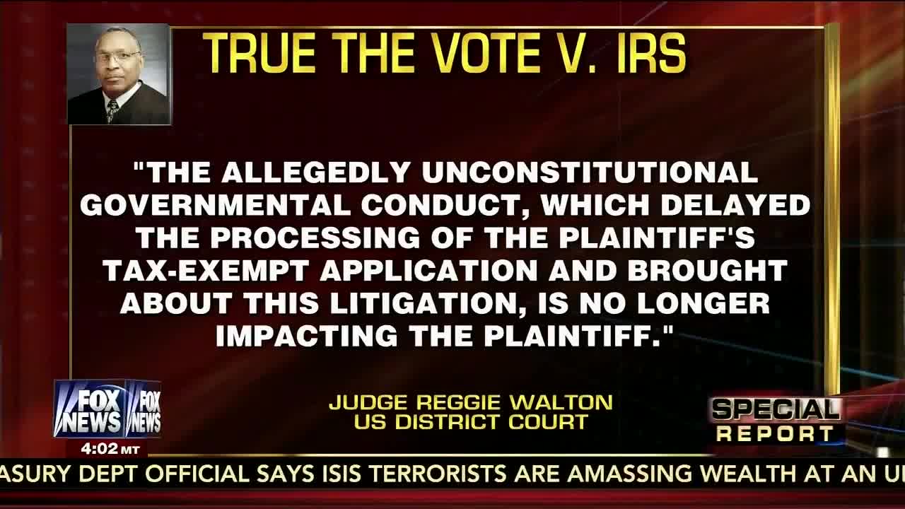 FNC's Brett Baier Covers IRS Ruling 10.23.14