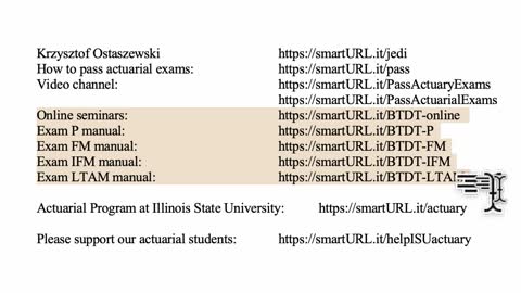 Exam LTAM exercise for April 7, 2022