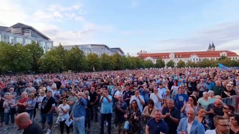 "Nord Stream" - Thousands of Germans in Magdeburg chant in opposition of sanctions against Russia