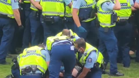 10th Feb 2022 - New Zealand Police Brutality