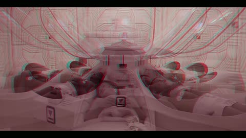 3D Anaglyph Alien 4K 80% MORE DEPTH P1