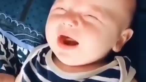 It's so funny, this little kid's video makes you sure to be happy and happy
