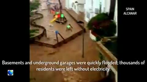 It's incredible: an entire city of Spain was washed away