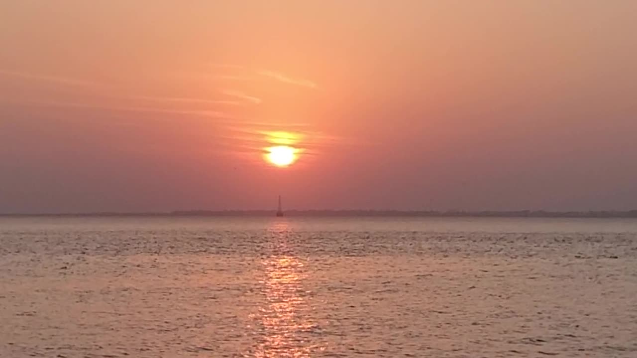 Good Night world, Texas South Padre Island February 2024 #travel #sunset