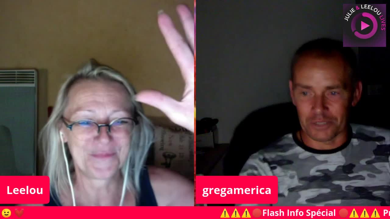 Flash Info spécial avec Greg 16/09/21