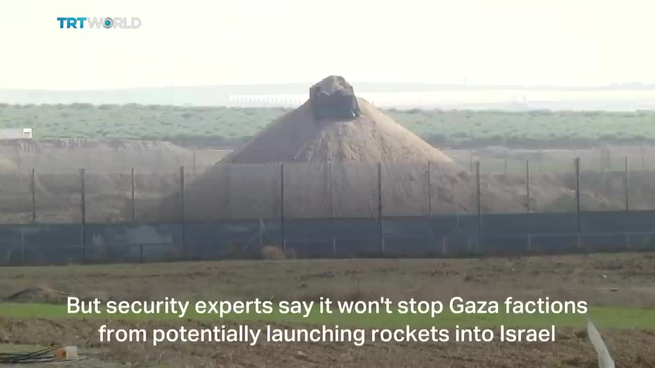 Israel completes underground Gaza wall....