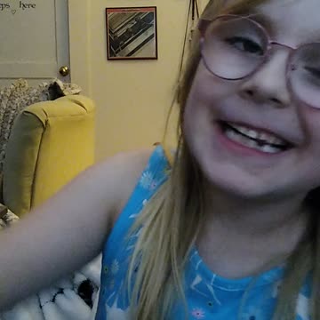 My daughter playing Trump!