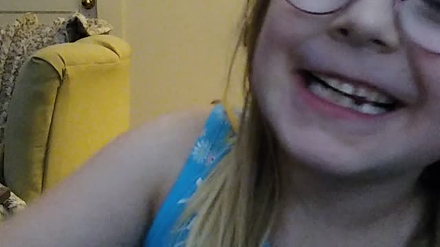 My daughter playing Trump!