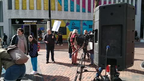 Cost of Living Protest Birmingham 2 April 2022