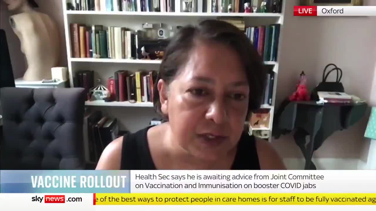 This Vaccine does NOT prevent transmission...So we can peel it right back to the logic and the logic is simply not there. It is illogical to force this vaccine upon people in the hope that you can reduce the transmission.” —Oxford Professor @SunetraGu