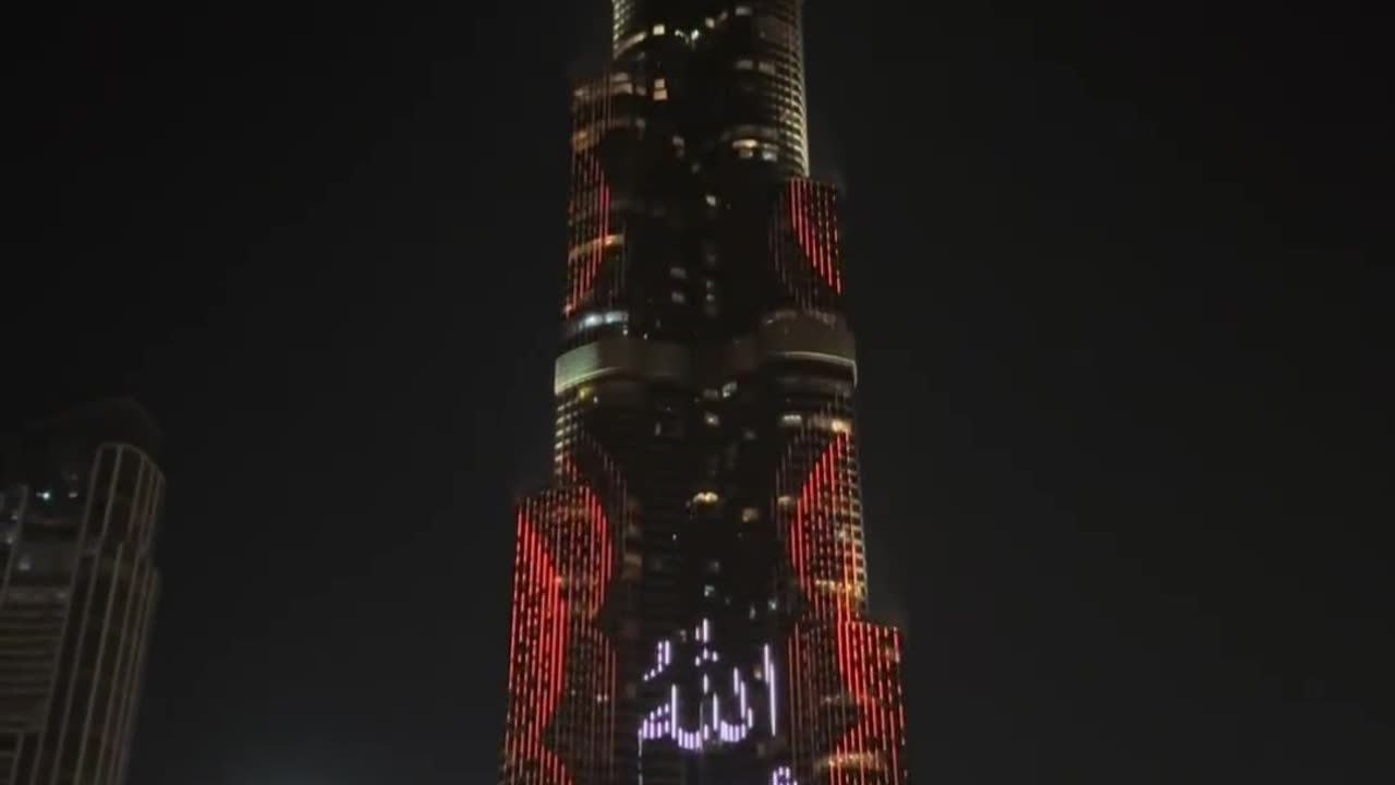 Burj Khalifa Azan Beautiful View