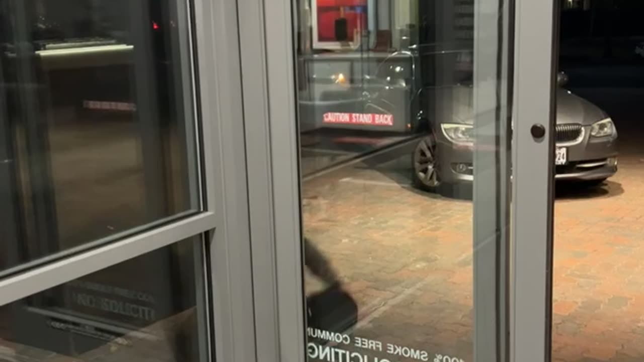 Man Walks Right Into Sliding Door