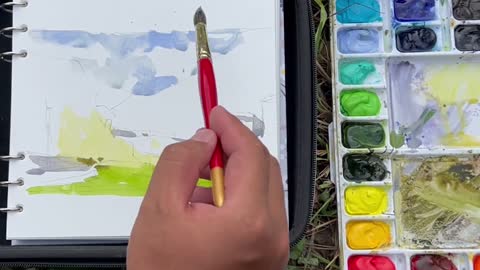 Born in Guizhou｜Wuyang Watercolor - Sketching in Guizhou｜It’s so beautiful. the second part.