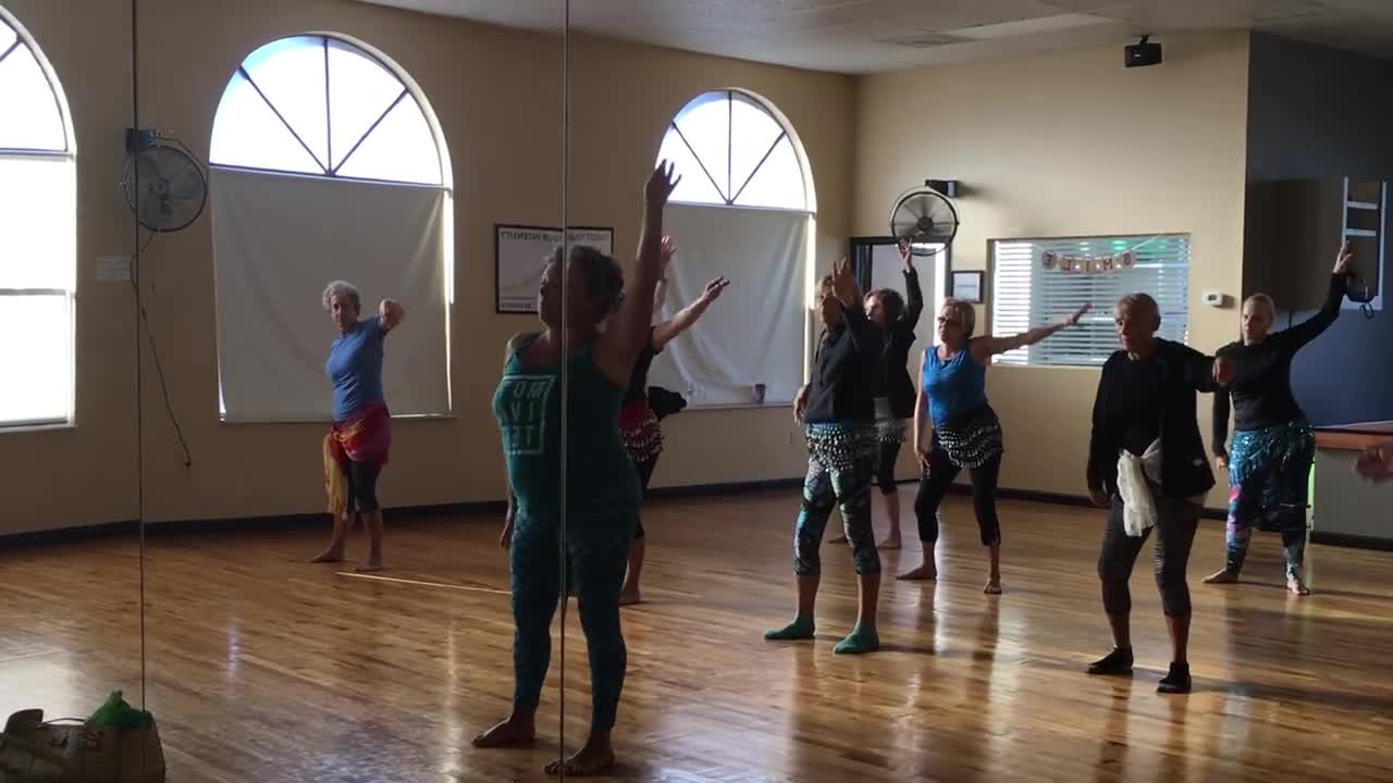 Teaching Oriental dancing