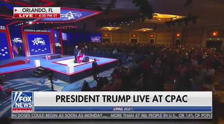 President Trump "Do You Miss Me Yet ?" Speech Intro At CPAC 2/28/2021