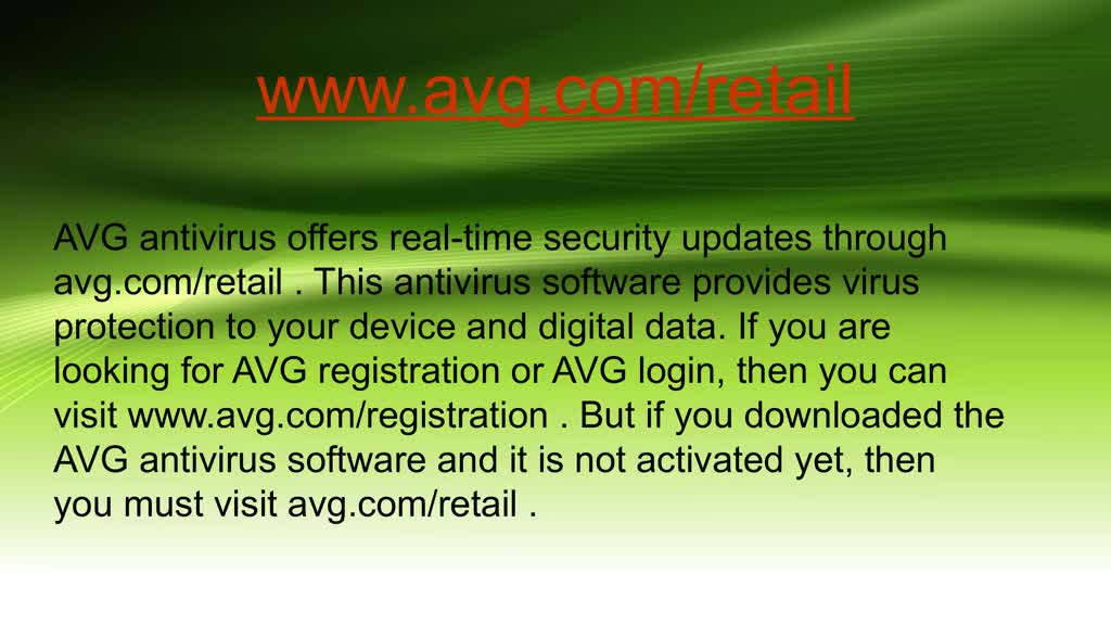 avg retail download