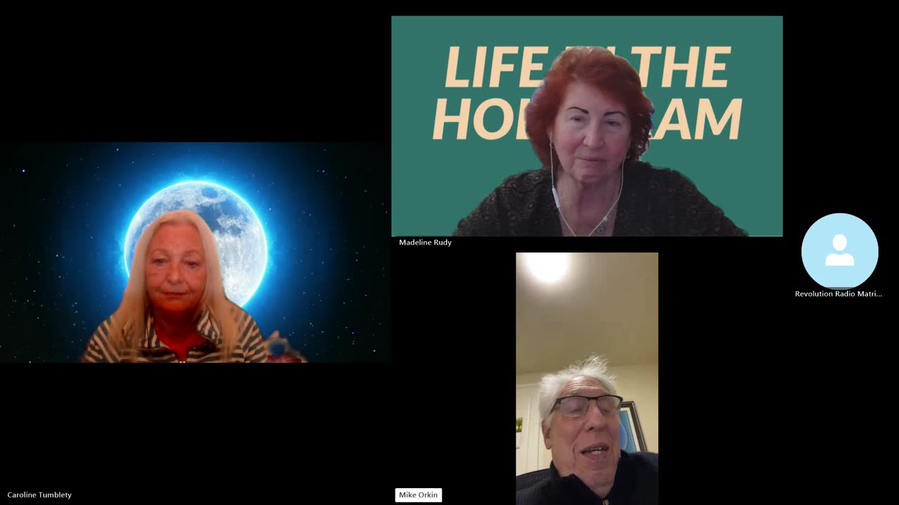 'Life in the Hologram'' With guest Dr Mike Orkin