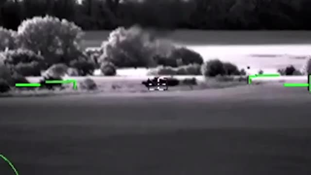 Ka 52 Attack helicopters are destroying Ukrainian armored vehicles with guided and unguided missiles