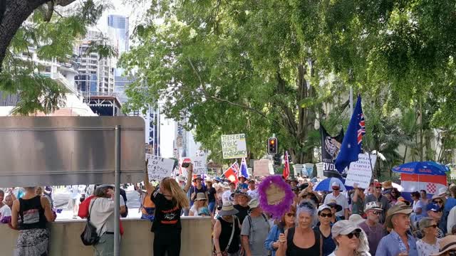 14 March 2022 Kill the Bill Rally Parliament House Brisbane