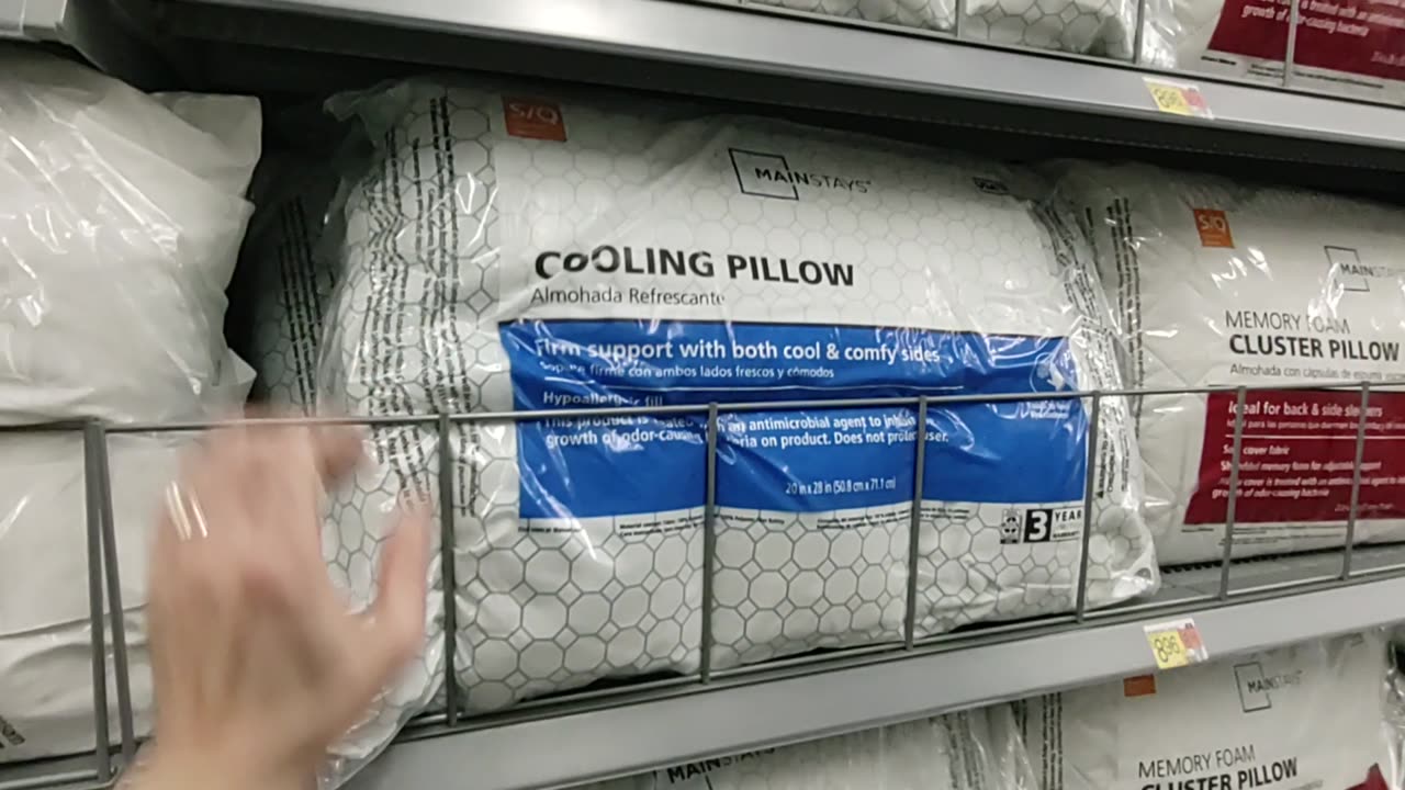 Walmart pillow isle walk thru