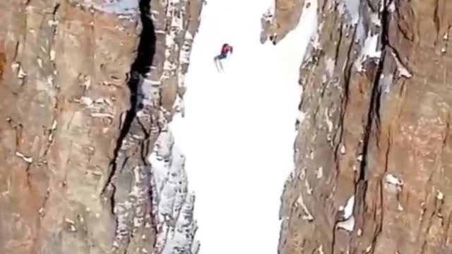 extreme skiing