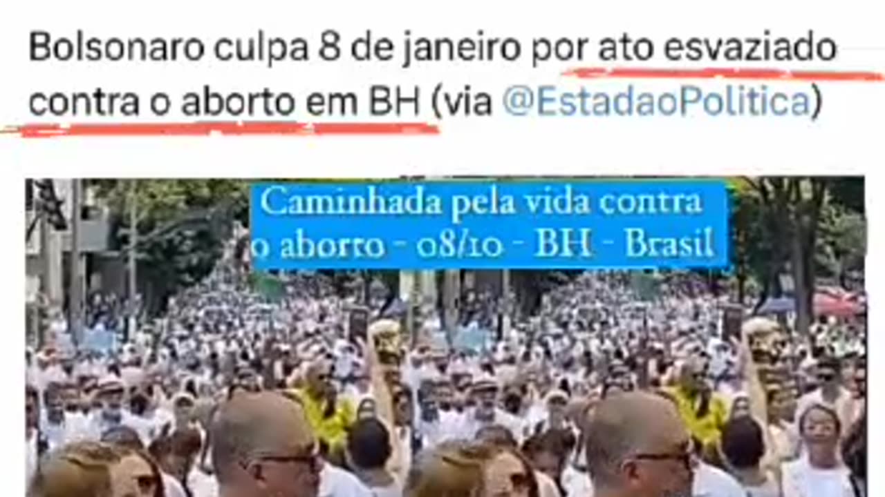 Militantes do Hamas que trabalham no @Estadao são mentirosos terroristas. Não leiam ou compartilhem postagens desses terroristas. 👇O ato contra o aborto lotou 😂💨