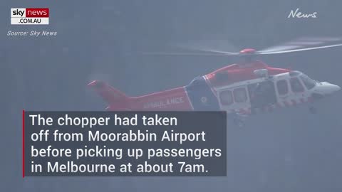 Five people killed after helicopter crashes in Victoria