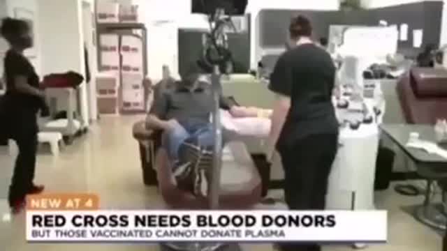 VACCINATED BLOOD DONATIONS NOT USABLE