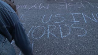 WATCH: Protesters "Wake up Lindsey Graham" at his D.C. home over SCOTUS