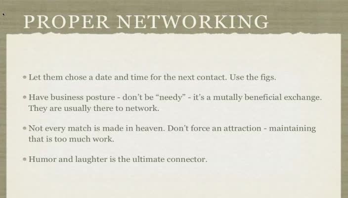 Proper Networking Tutorial