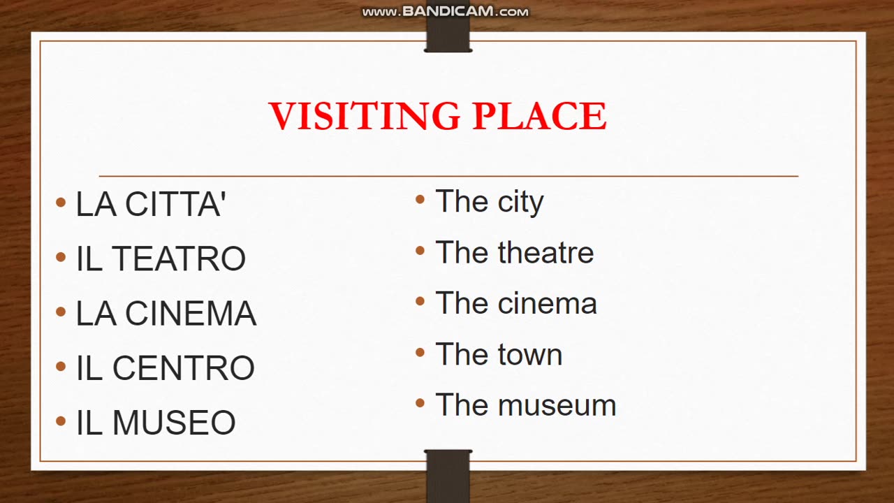 visting place name in Italian |italian vocabulary |italian for begginer|place name in italian