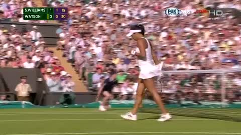 Serena Williams vs Heather Watson - Round 3 - Wimbledon 2015