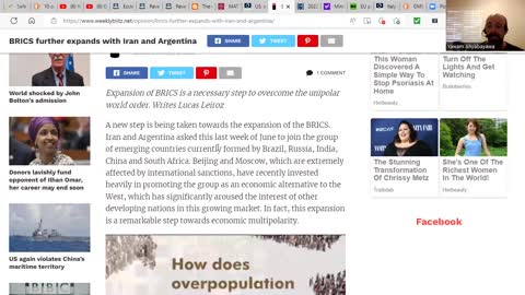 The collapsing geopolitical hegemony of our oppressor's kingdom