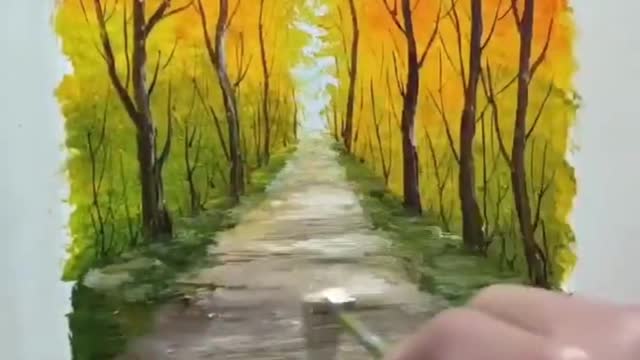 How to draw beautiful scenery