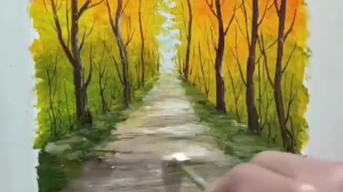 How to draw beautiful scenery