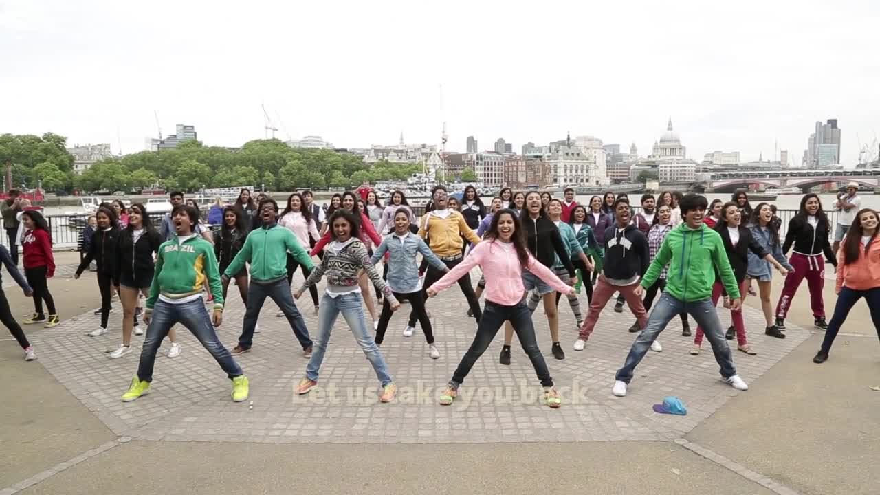 Bollywood flashmob at the iconic Southbank London