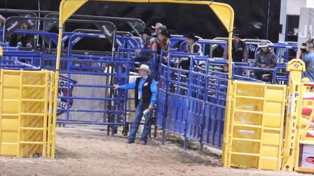 Junior NFR barrel racing (ages 12 - 16) part 1 on December 13, 2018 in Las Vegas.