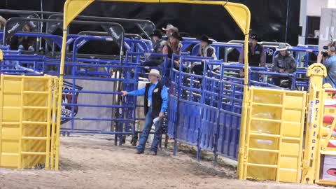 Junior NFR barrel racing (ages 12 - 16) part 1 on December 13, 2018 in Las Vegas.