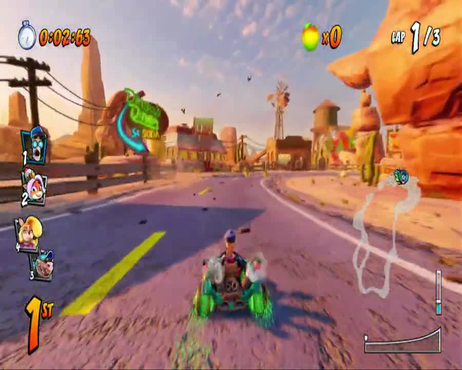 Crash Team Racing Nitro Fueled - Lumberjack Lab Assistant Skin Gameplay