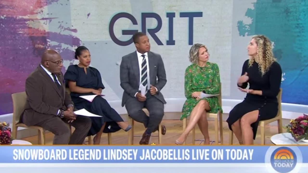 Today Show's Hot Dylan Dryer With Hot Star Snowboarder Lindsey Jacobellis On 101723