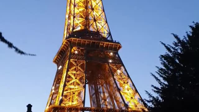 white eiffel tower