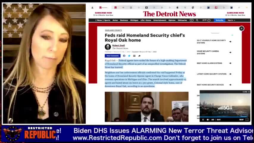 Strange? Biden DHS Issues ALARMING New Terror Threat Advisory Days After Feds Raid DHS Chiefs Home