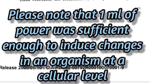 CIA Report on the Effects of sound frequency on Biological Organisms