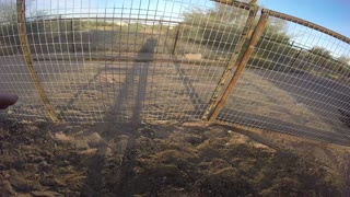 Our farm new garden rail and metal fence Part 2