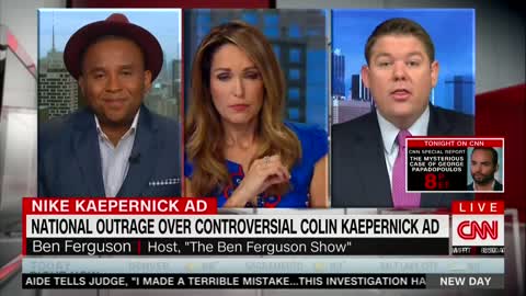 Conservative panelist set up on CNN when asked how Kaepernick could have acted differently