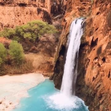 Beautiful waterfall in Arizona (AZ)