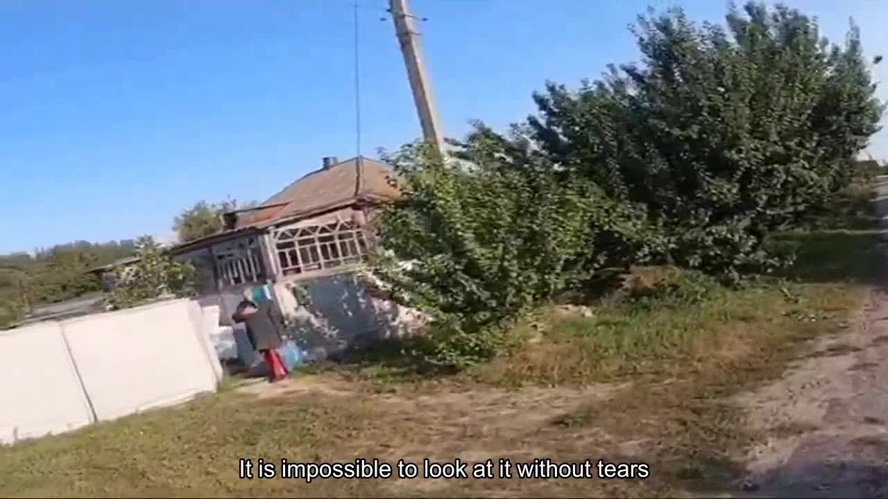 It is impossible to look at it without tears