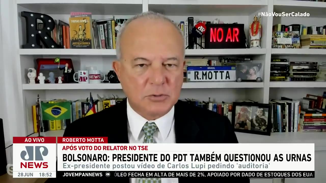 Bolsonaro: presidente do PDT também questionou as urnas